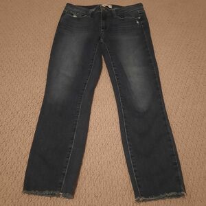 PAIGE, women's denim blue jeans, size 28, preowned